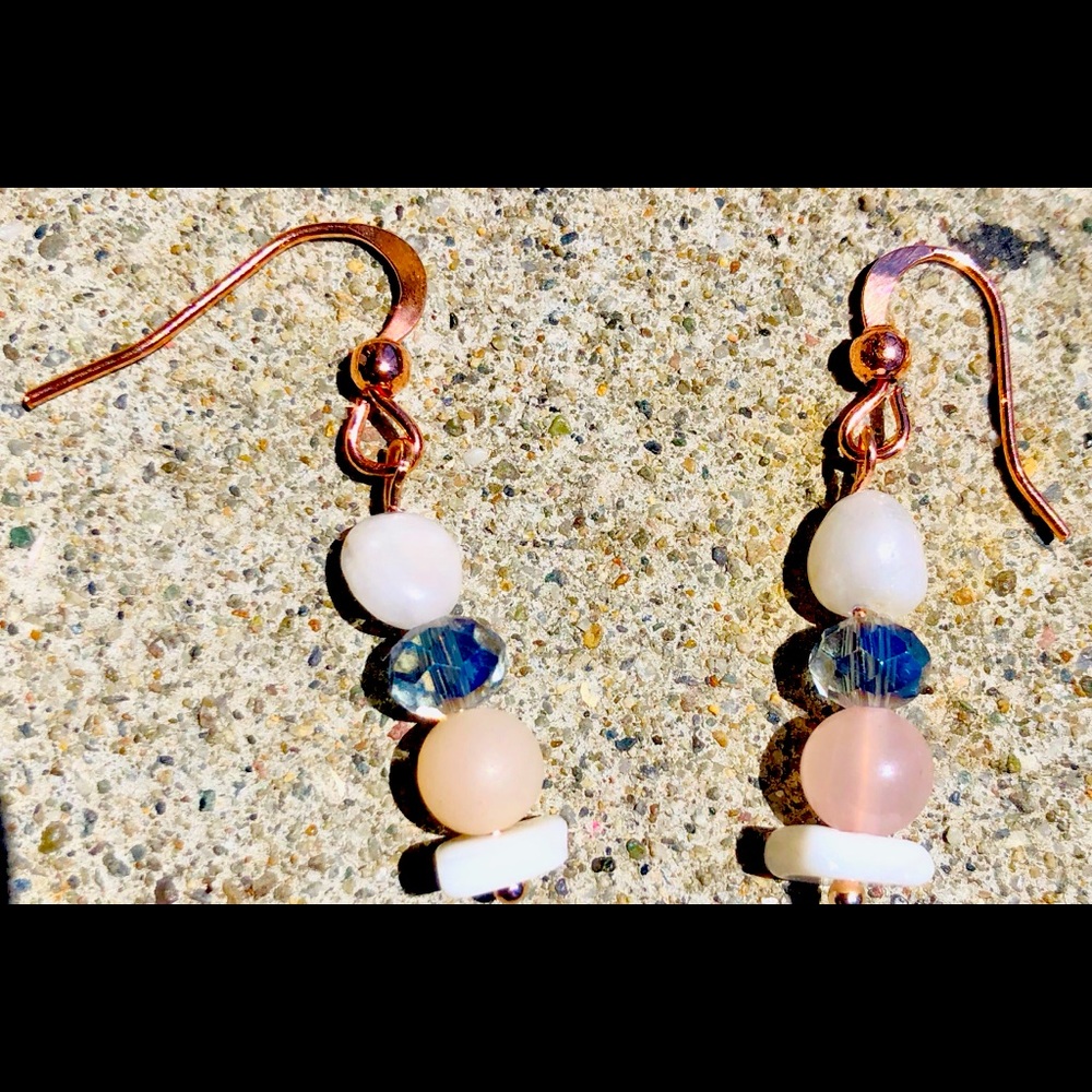 Handmade gemstone earrings